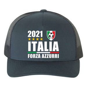 Soccer Italian Forza Azzurri Italian Pride Yupoong Adult 5-Panel Trucker Hat