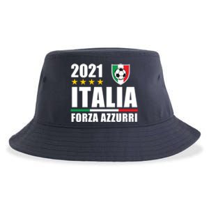 Soccer Italian Forza Azzurri Italian Pride Sustainable Bucket Hat