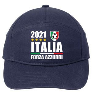 Soccer Italian Forza Azzurri Italian Pride 7-Panel Snapback Hat