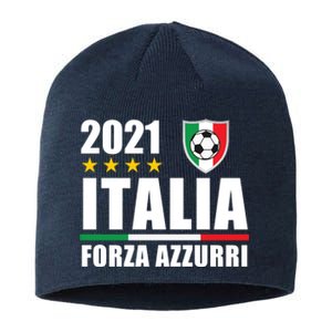 Soccer Italian Forza Azzurri Italian Pride Sustainable Beanie