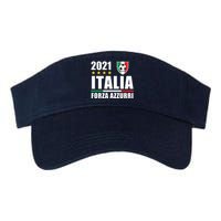 Soccer Italian Forza Azzurri Italian Pride Valucap Bio-Washed Visor