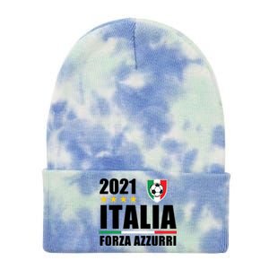 Soccer Italian Forza Azzurri Italian Pride Tie Dye 12in Knit Beanie