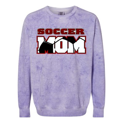 Soccer Mom Logo Colorblast Crewneck Sweatshirt