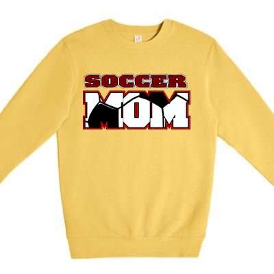 Soccer Mom Logo Premium Crewneck Sweatshirt