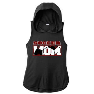 Soccer Mom Logo Ladies PosiCharge Tri-Blend Wicking Draft Hoodie Tank