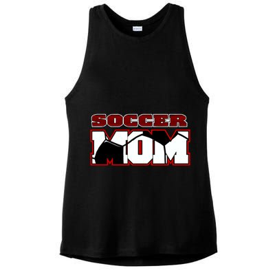 Soccer Mom Logo Ladies PosiCharge Tri-Blend Wicking Tank