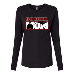 Soccer Mom Logo Womens Cotton Relaxed Long Sleeve T-Shirt