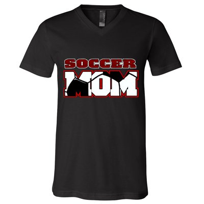 Soccer Mom Logo V-Neck T-Shirt