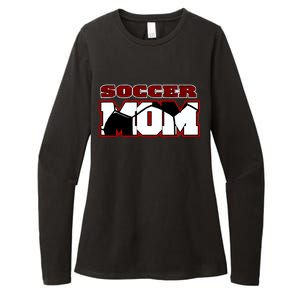 Soccer Mom Logo Womens CVC Long Sleeve Shirt