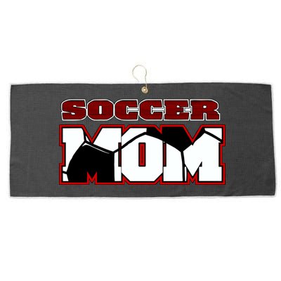 Soccer Mom Logo Large Microfiber Waffle Golf Towel