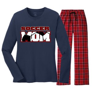 Soccer Mom Logo Women's Long Sleeve Flannel Pajama Set 