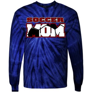 Soccer Mom Logo Tie-Dye Long Sleeve Shirt