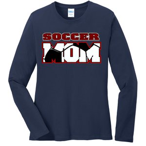 Soccer Mom Logo Ladies Long Sleeve Shirt