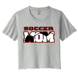 Soccer Mom Logo Women's Crop Top Tee