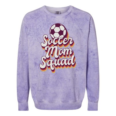 Soccer Mom Squad Colorblast Crewneck Sweatshirt