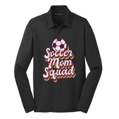 Soccer Mom Squad Silk Touch Performance Long Sleeve Polo