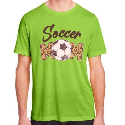 Soccer Mom Stylish Leopard Print Adult ChromaSoft Performance T-Shirt