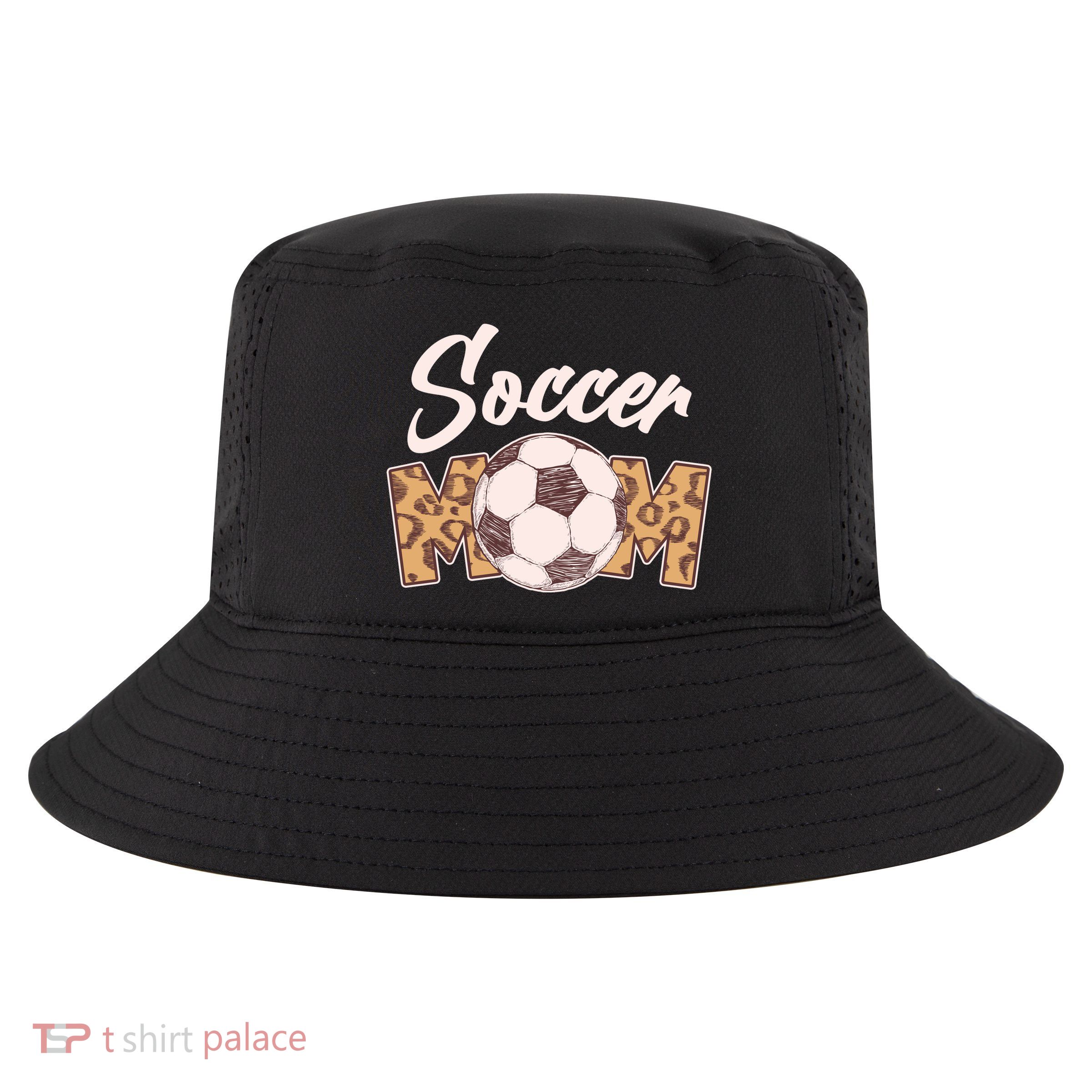 Soccer Mom Stylish Leopard Print Cool Comfort Performance Bucket Hat