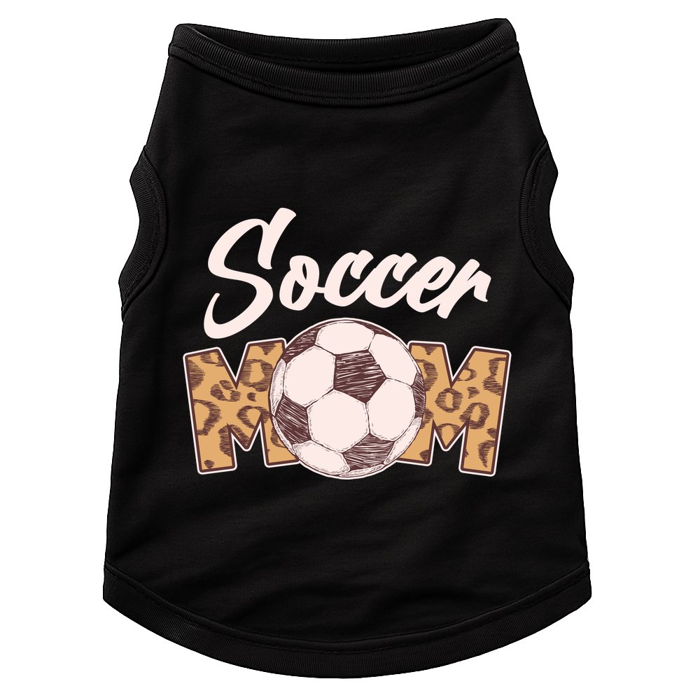 Soccer Mom Stylish Leopard Print Doggie Tank