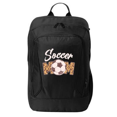 Soccer Mom Stylish Leopard Print City Backpack