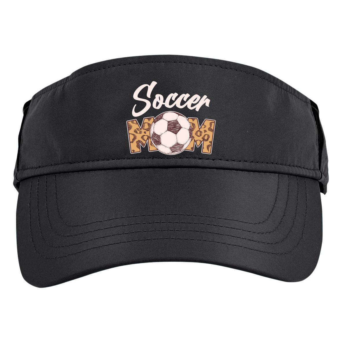 Soccer Mom Stylish Leopard Print Adult Drive Performance Visor