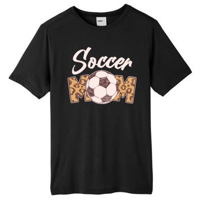 Soccer Mom Stylish Leopard Print Tall Fusion ChromaSoft Performance T-Shirt