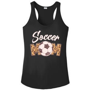 Soccer Mom Stylish Leopard Print Ladies PosiCharge Competitor Racerback Tank