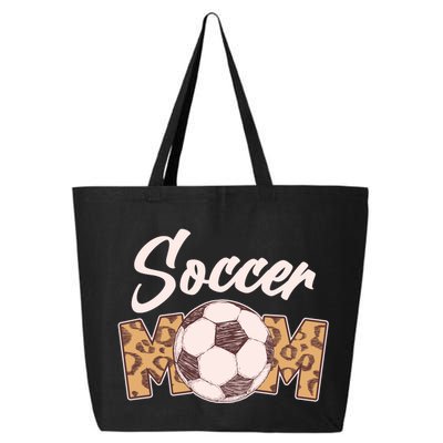 Soccer Mom Stylish Leopard Print 25L Jumbo Tote