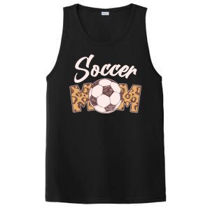 Soccer Mom Stylish Leopard Print PosiCharge Competitor Tank