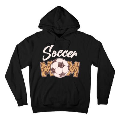 Soccer Mom Stylish Leopard Print Tall Hoodie