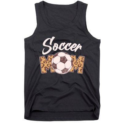 Soccer Mom Stylish Leopard Print Tank Top