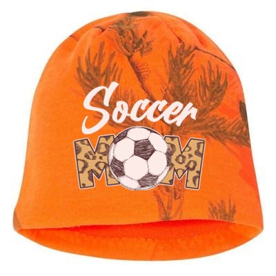 Soccer Mom Stylish Leopard Print Kati - Camo Knit Beanie