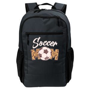 Soccer Mom Stylish Leopard Print Daily Commute Backpack