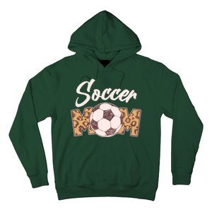 Soccer Mom Stylish Leopard Print Hoodie