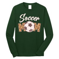 Soccer Mom Stylish Leopard Print Long Sleeve Shirt