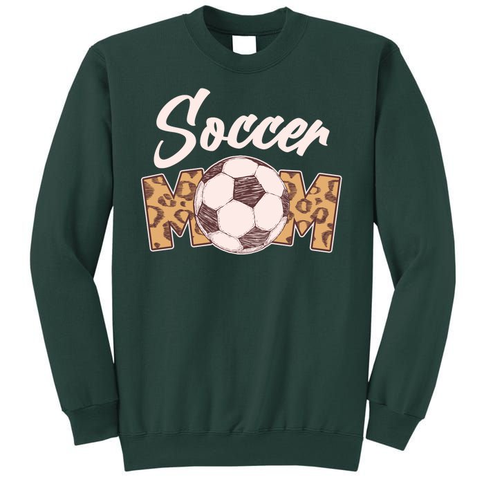 Soccer Mom Stylish Leopard Print Sweatshirt