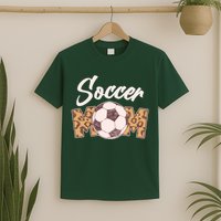Soccer Mom Stylish Leopard Print T-Shirt
