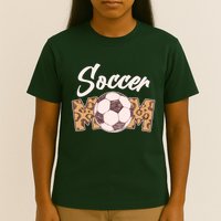 Soccer Mom Stylish Leopard Print T-Shirt