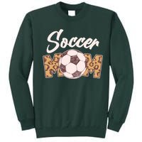 Soccer Mom Stylish Leopard Print Tall Sweatshirt