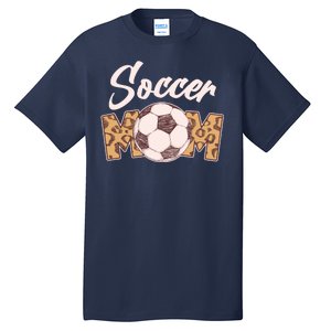 Soccer Mom Stylish Leopard Print Tall T-Shirt