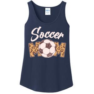 Soccer Mom Stylish Leopard Print Ladies Essential Tank