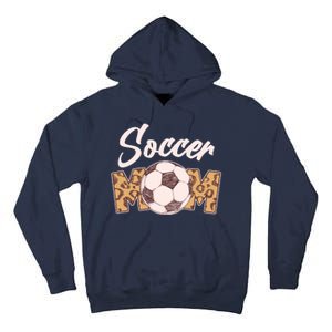 Soccer Mom Stylish Leopard Print Tall Hoodie