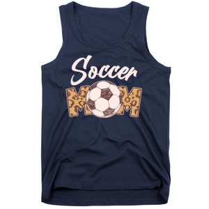 Soccer Mom Stylish Leopard Print Tank Top