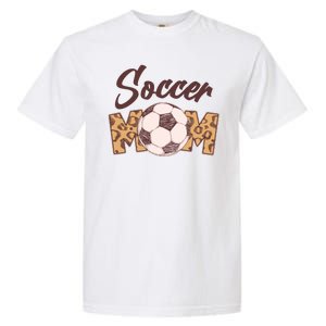 Soccer Mom Stylish Leopard Print Garment-Dyed Heavyweight T-Shirt