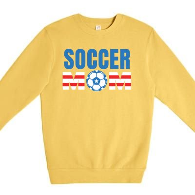 Soccer Mom USA Premium Crewneck Sweatshirt