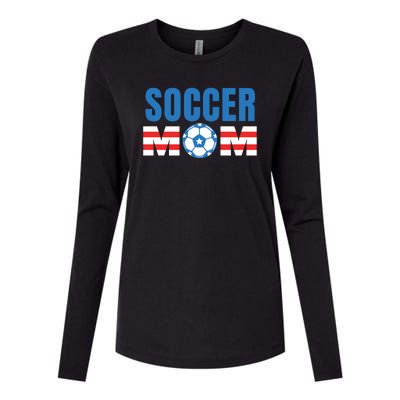 Soccer Mom USA Womens Cotton Relaxed Long Sleeve T-Shirt