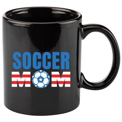 Soccer Mom USA 11oz C Handle Ceramic Mug
