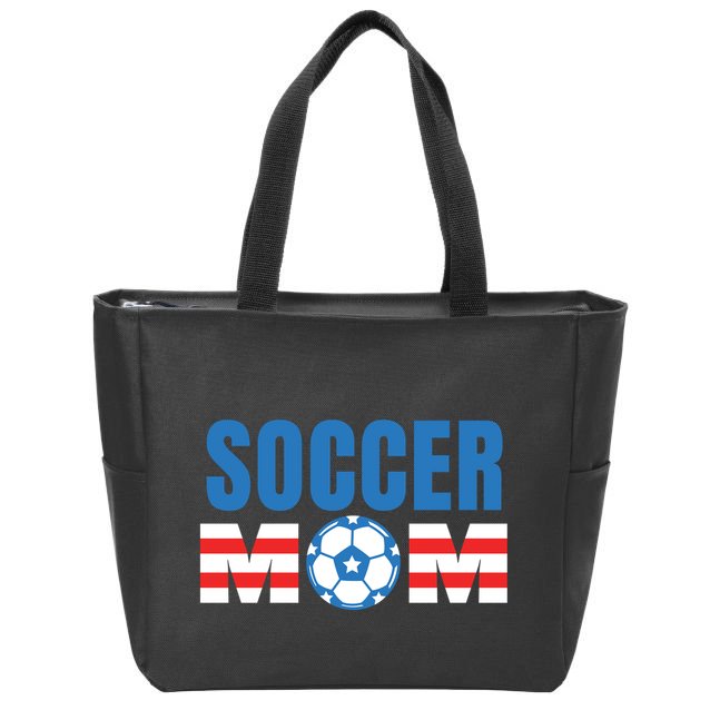 Soccer Mom USA Zip Tote Bag