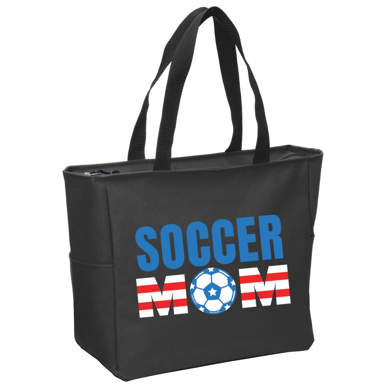 Soccer Mom USA Zip Tote Bag