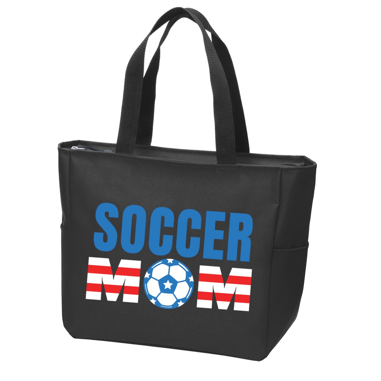 Soccer Mom USA Zip Tote Bag